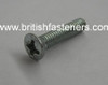 2BA x 1/2" Pozidrive Raised Countersunk   (2817)