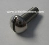 BSF/BSC 1/4"- 26 x 3/4" STAINLESS ROUND HEAD SCREW - (6769)