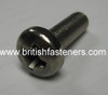 1/4"UNF x 1-1/2" POZIDRIVE PAN HEAD S/S (6656)