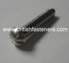 BSW 3/16"- 24 x 1" ROUND SLOTTED SCREW S/S - (6689)