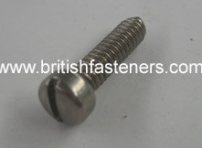 UNC SCREW STAINLESS 10/24 PHILISTER x 3/8" - (7050)