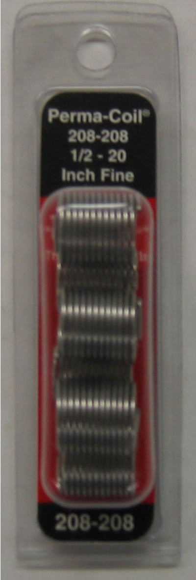 Perma-Coil Inserts 6. Inch Fine Thread - 1/2-20 - (208208)