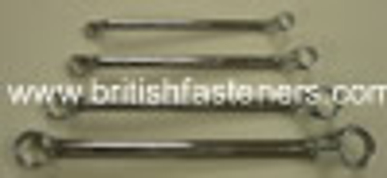 KING DICK BOX (or RING) SPANNER SET (4 PIECE) 1/8 - 9/16" WHITWORTH - (7763)