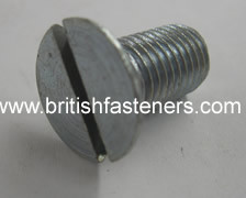 BSF BOLT C-Sunk Slotted 3/8 - 20 x 3/4" - (1915)