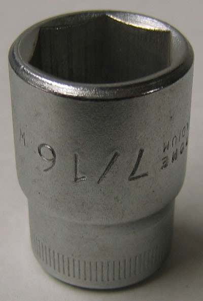Everest 7/16" Whitworth Socket Spanner - (ES6)
