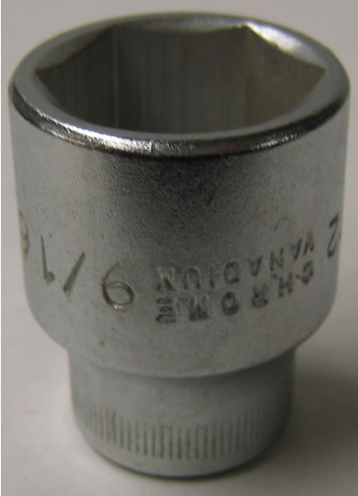 Everest 9/16" Whitworth Socket Spanner - (ES8)