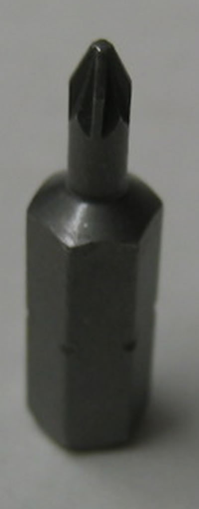 Pozidrive Screwdriver Head 1/4" x #0 - (8021)