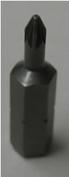 Pozidrive Screwdriver Head 1/4" x #0 - (8021)