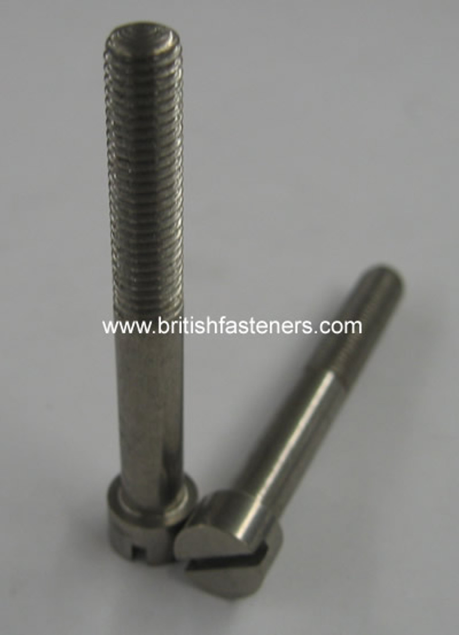 BSF 1/4" - 26 x 2" Stainless Cheesehead Screw - (6696)