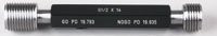 BSPP 7/8" GO / NO GO Thread Plug Gauge - (BSP7/8PLUG)