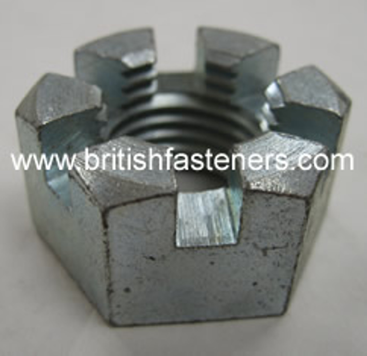 BSF 1/2" - 16 SLOTTED NUT  (2375)