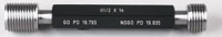 BSF 3/16" - 32 GO / NO GO Thread Plug Gauge - (BSF3/16PG-DE)