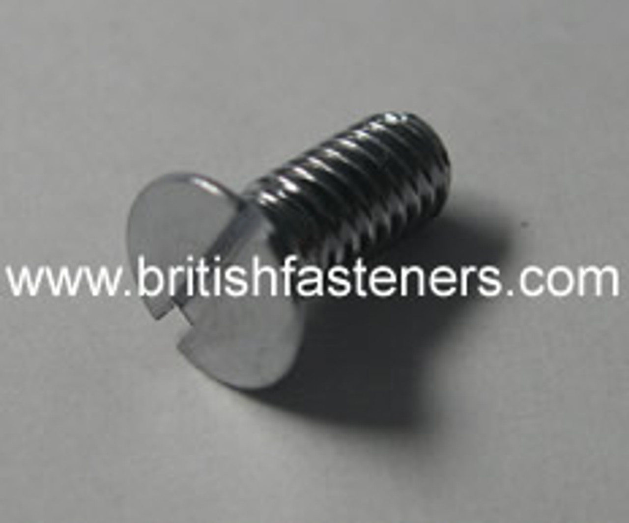 3 BA x 3/8" C/SK BRASS CHROME PLATED SCREW - (B003)