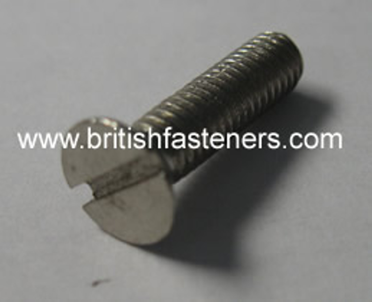 3 BA x 5/8" C/SK BRASS NICKEL PLATED SCREW - (B004)