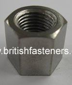 UNF 3/8" - 24 x 1/2" DEEP SMALL HEX NUT - (8909)