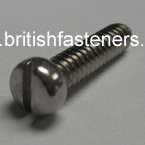 Stainless Cheese Head Screw BSW 3/16" x 3/8" - (6265A)