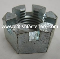 BSF 5/8" - 14 SLOTTED NUT  (3825)