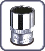 King Dick 3/4" Drive - 1-1/4" Whitworth Socket - (7785)
