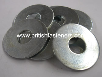 WASHER (QTY 10) STEEL FENDER 1/4" X 1" - (6120)