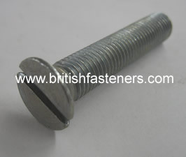 BSF BOLT 3/8" 20 x 2" C/SUNK British Tools & Fasteners