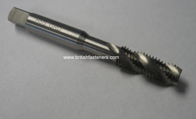 2BA SPIRAL FLUTED TAP HSS British Tools & Fasteners