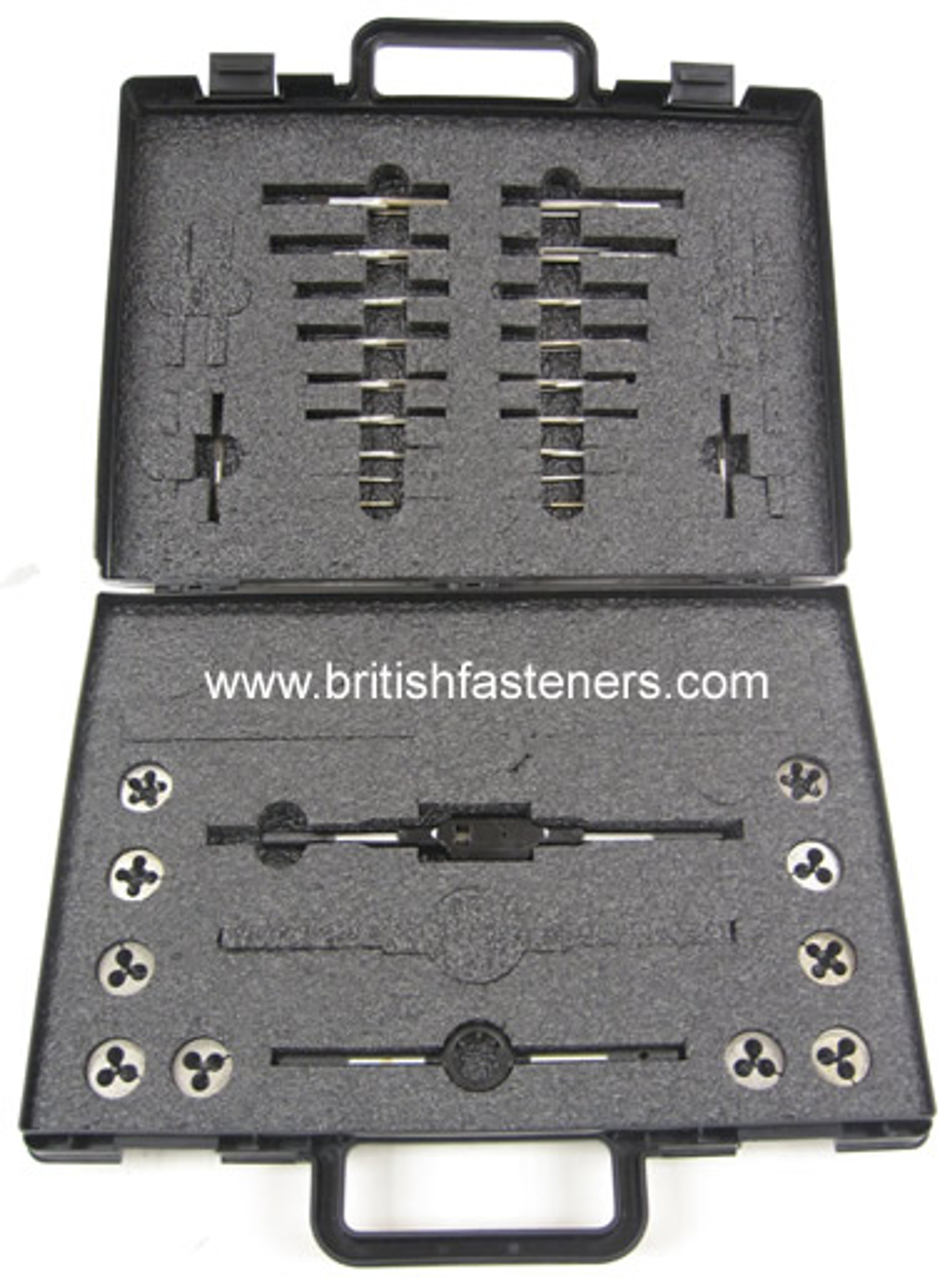 TAP & DIE SET MODEL ENGINEER 32 PIECE 40 TPI (4325) British Tools