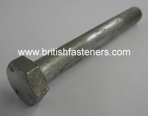 BSF HEX BOLT 7/16 - 18 x 3" - (1810)