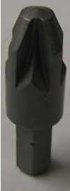 Pozidrive Screwdriver Head 1/4" x # 4 - (8020)