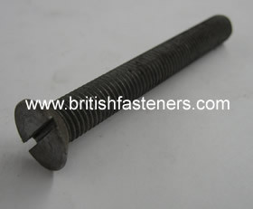 BSF BOLT C-Sunk Slotted 3/8 - 20 x 3" - (1955)