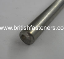 5/16" STAINLESS ROUND BAR x 10" LONG - (5119)