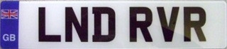 GB PLATE FOR CARS (1 PLATE)