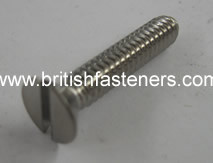 UNC SCREW STAINLESS 10/24 C/SUNK x 1" - (7061)