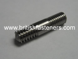 BSW/CEI 1/4" x 1" LONG STUD - 20/26 TPI - (20)