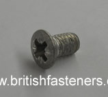 2BA x 1/4" Pozidrive Raised Countersunk   (2816)