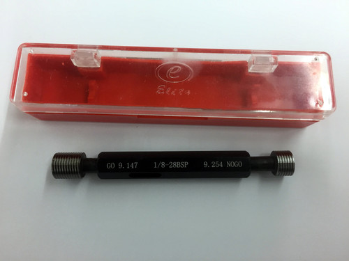 BSPP 1/8" - 28 GO / NO GO Thread Plug Gauge - (BSP1/8PLUG)