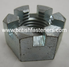 BSF / BSC 1/4" - 26 SLOTTED NUT  (2355)