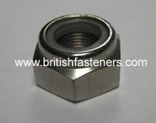 2BA Stainless nylock nut