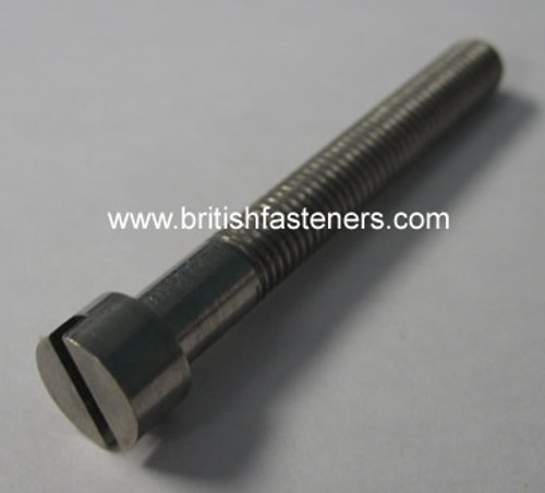 BSW 1/4" - 20 x 2-1/4" STAINLESS CHEESEHEAD SCREW - (6891)