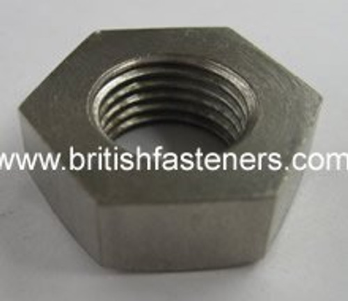 BSF 7/16" - 18 Thin Lock Nut Stainless - (7201)