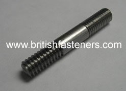 UNF 1/4" x 4" LONG STUD - 28 TPI - (102)