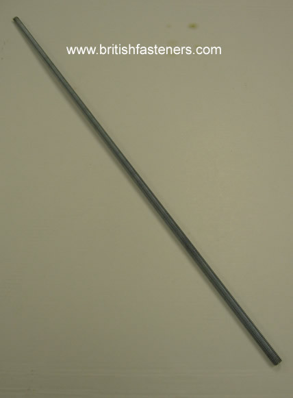 BSW 1/2" -12 x 36" STAINLESS STEEL THREADED ROD