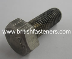 Stainless Screw BSF Hex 3/8 x 1" - (6390)