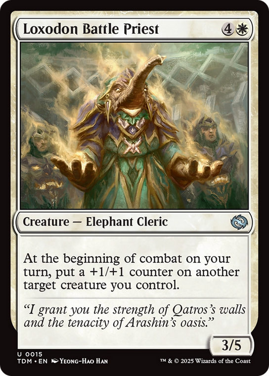 Loxodon Battle Priest (TDM-015) Foil