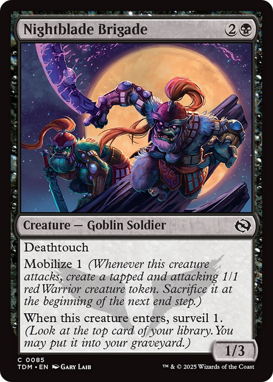 Nightblade Brigade (TDM-085) Foil