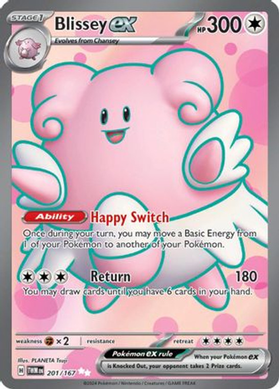 Blissey ex (201) Ultra Rare Holofoil