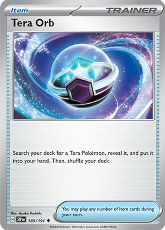 Tera Orb (189) Uncommon Reverse Holofoil