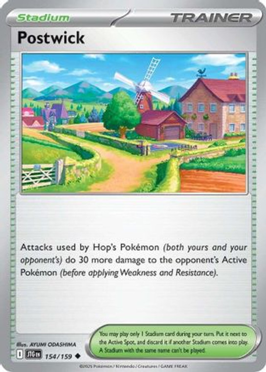 Postwick (154) Uncommon Reverse Holofoil
