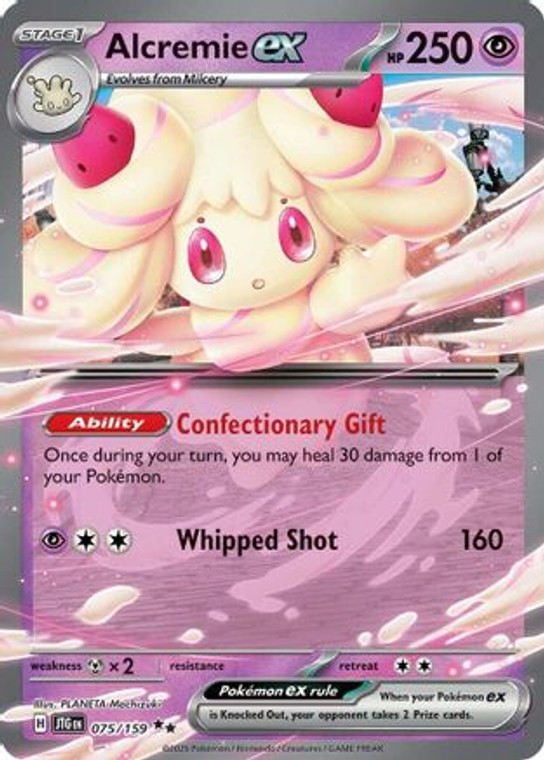 Alcremie ex (75) Double Rare Holofoil