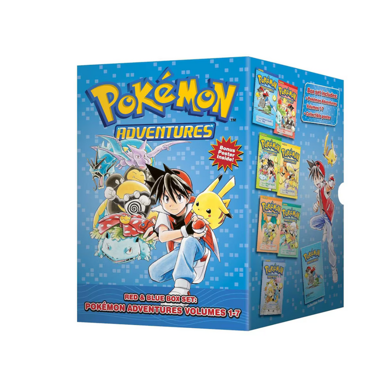 Pokémon Adventures Red & Blue Box Set (Set Includes Vols. 1-7)