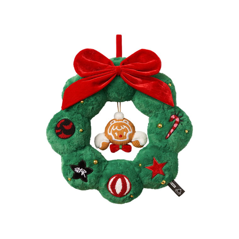 SKULLPANDA Tell Me What You Want Series Plush Wreath Pendant